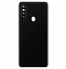 Задня панель корпуса для Oppo A31 (2020), чорна (Mystery Black) + скло камери