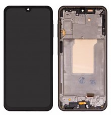 Дисплей для Samsung A266 Galaxy A26, черный, с рамкой, High Copy (OLED)