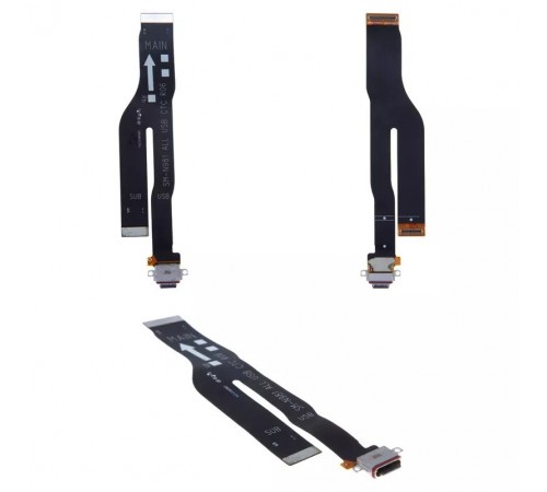 Шлейф для Samsung N980F Galaxy Note 20, коннектора зарядки, High Copy