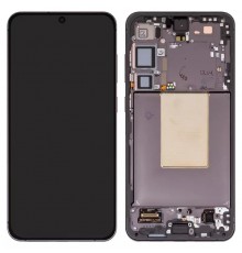 Дисплей для Samsung S926 Galaxy S24 Plus, черный (Onyx Black), с рамкой, Original (PRC)