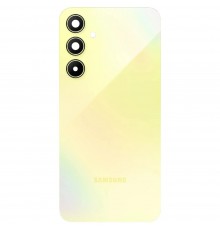 Задня панель корпусу для Samsung A356 Galaxy A35 5G, жовта (Lemon) + скло камери