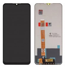 Дисплей для Realme C11, C12, C15, Narzo 30A, V3; Oppo A15, A15s, A35, черный, без рамки, FLYCDI, CPH2185, CPH2179, FA-065-1-A15/FPC-HTF065H051-A2/FPC-HTF065H093-A0