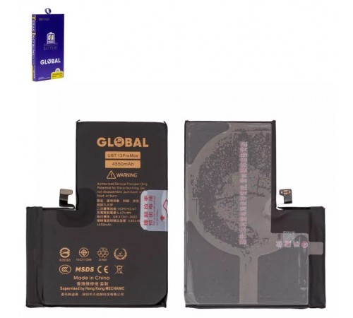 Аккумулятор Mechanic для Apple iPhone 13 Pro Max, Li-Polymer, 3,85 B, 4550 мАч, повышенная ёмкость, original IC