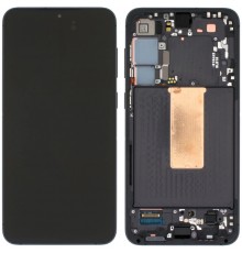 Дисплей для Samsung S916 Galaxy S23 Plus, черный (Phantom Black), с рамкой, High Copy (OLED)