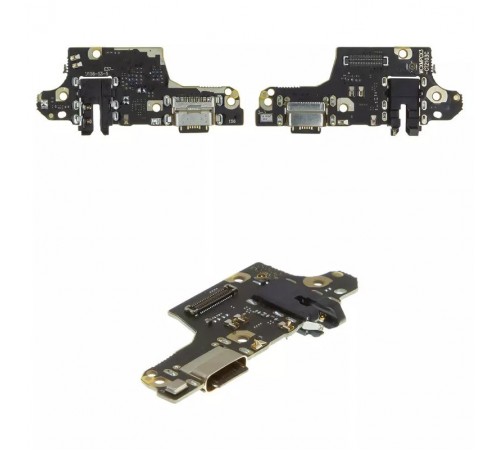 Шлейф для Xiaomi Poco X3, Poco X3 NFC, Poco X3 Pro, конектора зарядки, конектора навушників, мікрофона, плата зарядки, High Copy