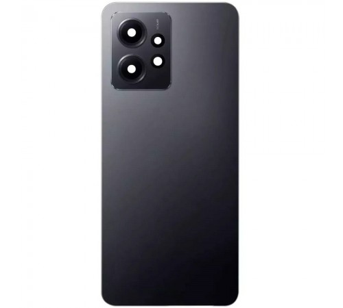 Задняя панель корпуса для Xiaomi Redmi Note 12 4G, серая (Onyx Grey) + стекло камеры