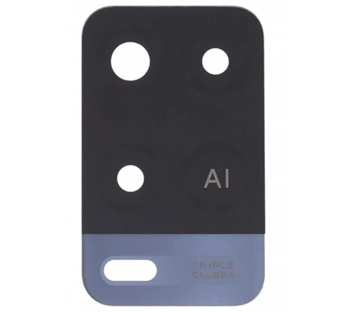 Скло камери для Oppo A54 4G (2020), чорне, без рамки