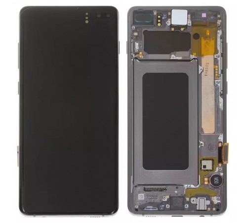 Дисплей для Samsung G975 Galaxy S10 Plus, чорний, з рамкою, Original, сервісна упаковка, #GH82-18849A/GH82-18834A Дисплей для Samsung G975 Galaxy S10 Plus, чорний, з рамкою, Original, сервісна упаковка, #GH82-18849A/GH82-18834A