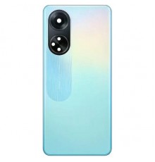 Задня панель корпуса для Oppo A98, голуба (Dreamy Blue) + скло камери