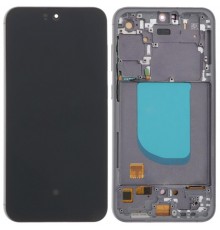 Дисплей для Samsung S711 Galaxy S23 FE, сірий (Graphite), з рамкою, High Copy (OLED), з широкою рамкою