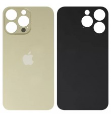 Задняя панель корпуса для iPhone 14 Pro Max, золотистая, нужно снять стекло камеры, small hole