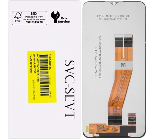 Дисплей для Samsung A035G Galaxy A03, чорний, без рамки, Original Дисплей для Samsung A035G Galaxy A03, чорний, без рамки, Original