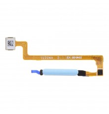 Шлейф для Xiaomi Poco X5 5G, Redmi Note 12 5G, сканера отпечатка пальца (Touch ID), синий (Mystique Blue), Original (PRC)