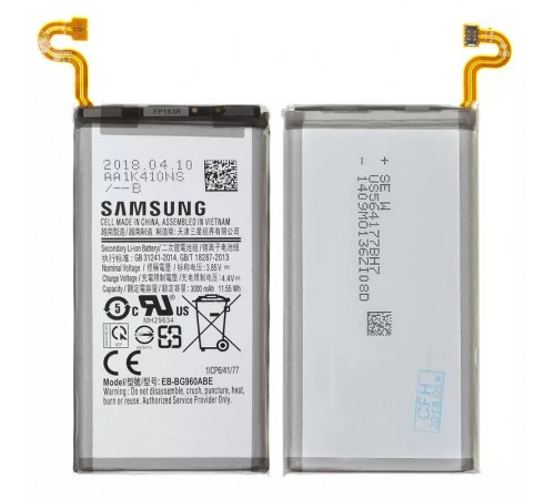 Аккумулятор EB-BG960ABE для Samsung G960 Galaxy S9, Li-ion, 3,85 B, 3000 мАч, Original (PRC) Аккумулятор EB-BG960ABE для Samsung G960 Galaxy S9, Li-ion, 3,85 B, 3000 мАч, Original (PRC)