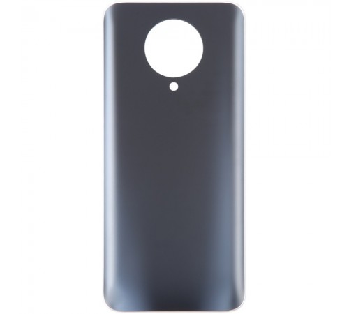 Задня панель корпусу для Xiaomi Poco F2 Pro, Redmi K30 Pro, сіра (Cyber Gray), Лого Poco