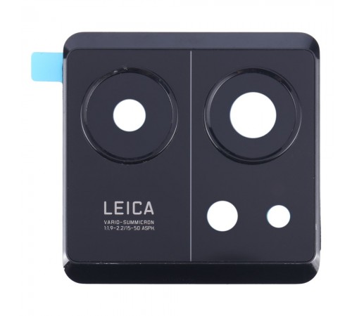 Стекло камеры для Xiaomi 13T, 13T Pro, черный, с рамкой