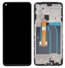 Дисплей для Realme 7 (Global), черный, с рамкой, High Copy CPH2161