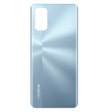 Задняя панель корпуса для Realme 7 Pro, серебристая (Mirror Silver), Copy