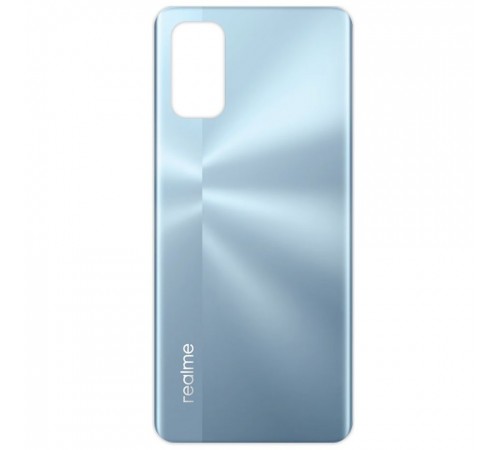 Задня панель корпусу для Realme 7 Pro, срібляста (Mirror Silver), Copy