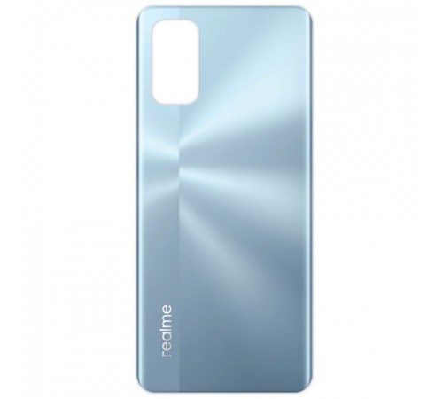 Задняя панель корпуса для Realme 7 Pro, серебристая (Mirror Silver), Copy Задняя панель корпуса для Realme 7 Pro, серебристая (Mirror Silver), Copy