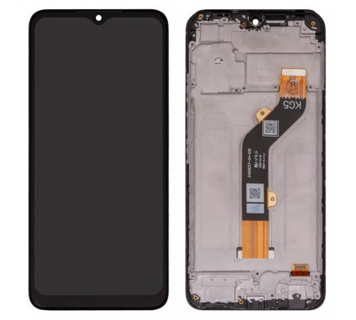 Дисплей для Tecno Pop 5 LTE, черный, с рамкой, Original (PRC), BD4, BD4i, BD4a