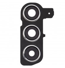 Стекло камеры для Samsung S921 Galaxy S24, серебристое, с рамкой