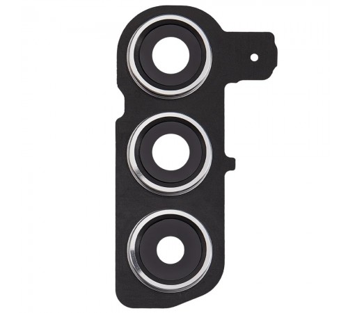 Стекло камеры для Samsung S921 Galaxy S24, серебристое, с рамкой