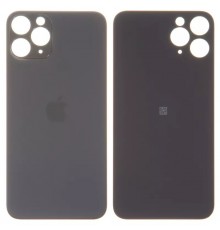Задня панель корпусу для iPhone 11 Pro, сіра, не потрібно знімати скло камери, big hole, matte space gray