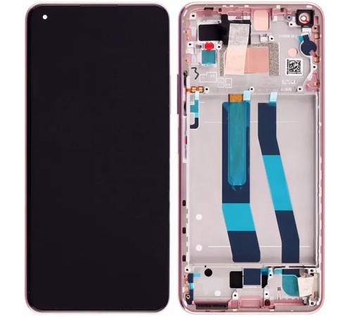 Дисплей для Xiaomi Mi 10 Lite, розовый (Peach Pink), с рамкой, Сopy (TFT), M2002J9G Дисплей для Xiaomi Mi 10 Lite, розовый (Peach Pink), с рамкой, Сopy (TFT), M2002J9G