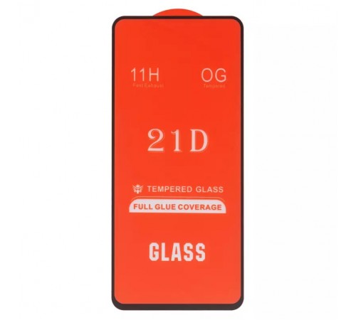 Захисне скло для ZTE Blade V30, Blade V40, сумісне з чохлом, Full Glue, (без упаковки), чорний