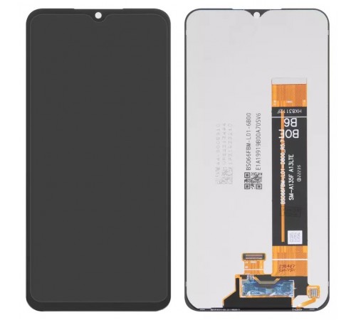 Дисплей для Samsung A135 Galaxy A13, A137 Galaxy A13, A236B Galaxy A23 5G, M135 Galaxy M13, M236B Galaxy M23, M336B Galaxy M33, черный, без рамки, Оригинал (переклеено стекло), BS066FBM-L01-D800_R5.7