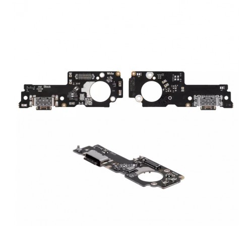 Шлейф для Xiaomi Poco M4 5G, Poco M5 4G, Redmi 10 5G, Redmi Note 11E, конектора зарядки, мікрофона, плата зарядки, High Copy