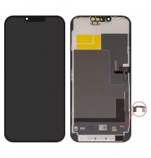 Дисплей для iPhone 13 Pro Max, черный, с рамкой, High Copy без микросхемы, (OLED)