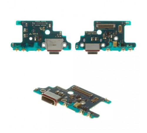 Шлейф для Samsung G985 Galaxy S20 Plus, G986 Galaxy S20 Plus 5G, коннектора зарядки, мікрофона, плата зарядки, High Copy