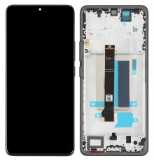 Дисплей для Xiaomi Redmi Note 13 Pro Plus, черный (Midnight Black), с рамкой, Original (PRC), 23090RA98C, 23090RA98G, 23090RA98I