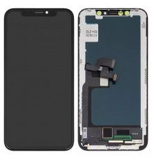 Дисплей для iPhone X, черный, с рамкой, Copy, (TFT), ZY, LTPS