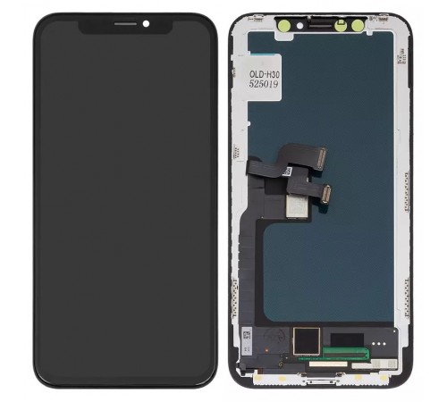 Дисплей для iPhone X, черный, с рамкой, Copy, (TFT), ZY, LTPS Дисплей для iPhone X, черный, с рамкой, Copy, (TFT), ZY, LTPS