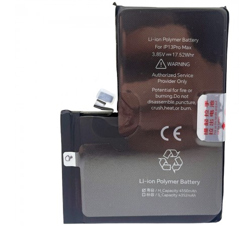 Акумулятор JCID для Apple iPhone 13 Pro Max, Li-Polymer, 3,85 В, 4550 мА·год, підвищена ємність