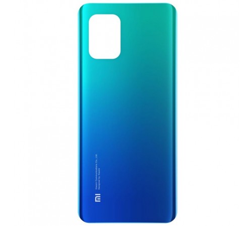 Задняя панель корпуса для Xiaomi Mi 10 Lite, Mi 10 Youth 5G, синяя (Aurora Blue), Copy, M2002J9G