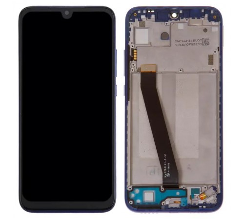 Дисплей для Xiaomi Redmi 7, синій (Comet Blue), з рамкою, High Copy M1810F6LG, M1810F6LH, M1810F6LI