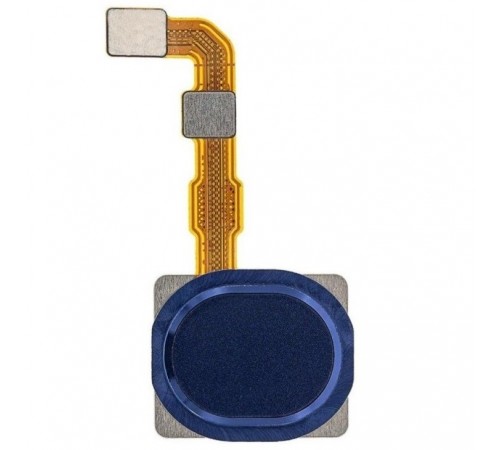 Шлейф для Samsung A207F/DS Galaxy A20s, сканера відбитка пальця (Touch ID), синій