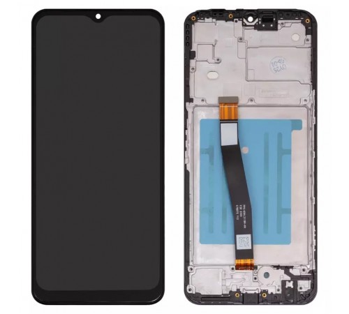 Дисплей для Samsung A226 Galaxy A22 5G, черный, с рамкой, High Copy