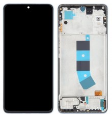 Дисплей для Xiaomi Redmi Note 13 4G, синий (Ice Blue), с рамкой, Original (PRC) (переклеено стекло)