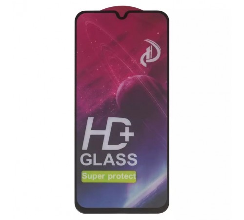 Защитное стекло ASP для Samsung A015 Galaxy A01, совместимо с чехлом, Full Glue, черный