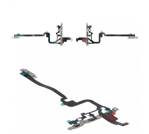 Шлейф для iPhone 15 Pro Max, кнопки ввімкнення, кнопок гучності звуку, Original (PRC)