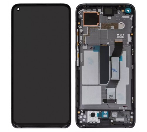 Дисплей для Xiaomi Mi 10T, Mi 10T Pro, Redmi K30s, чорний, з рамкою, Original (PRC), M2007J3SG, M2007J3SY, M2007J3SP, M2007J3SI, M2007J17C, M2007J3SC