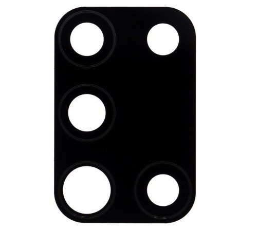 Скло камери для Samsung A315 Galaxy A31, чорне, без рамки