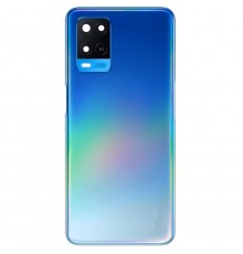 Задня панель корпуса для Oppo A54 4G, синя (Starry Blue) + скло камери