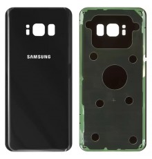 Задняя панель корпуса для Samsung G950F Galaxy S8, G950FD Galaxy S8, черная (Midnight Black), Original (PRC)
