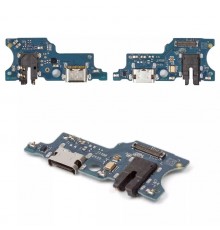 Шлейф для Samsung A065 Galaxy A06, коннектора зарядки, с микрофоном, с компонентами, Сopy, плата зарядки